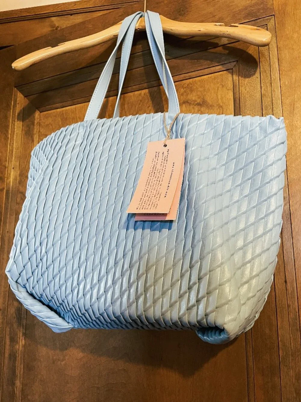 Eco Boho Style Tote & Wallet by EXPRESSIONS NYC. Crossbody Handbag & Clutch - Picture 3 of 13